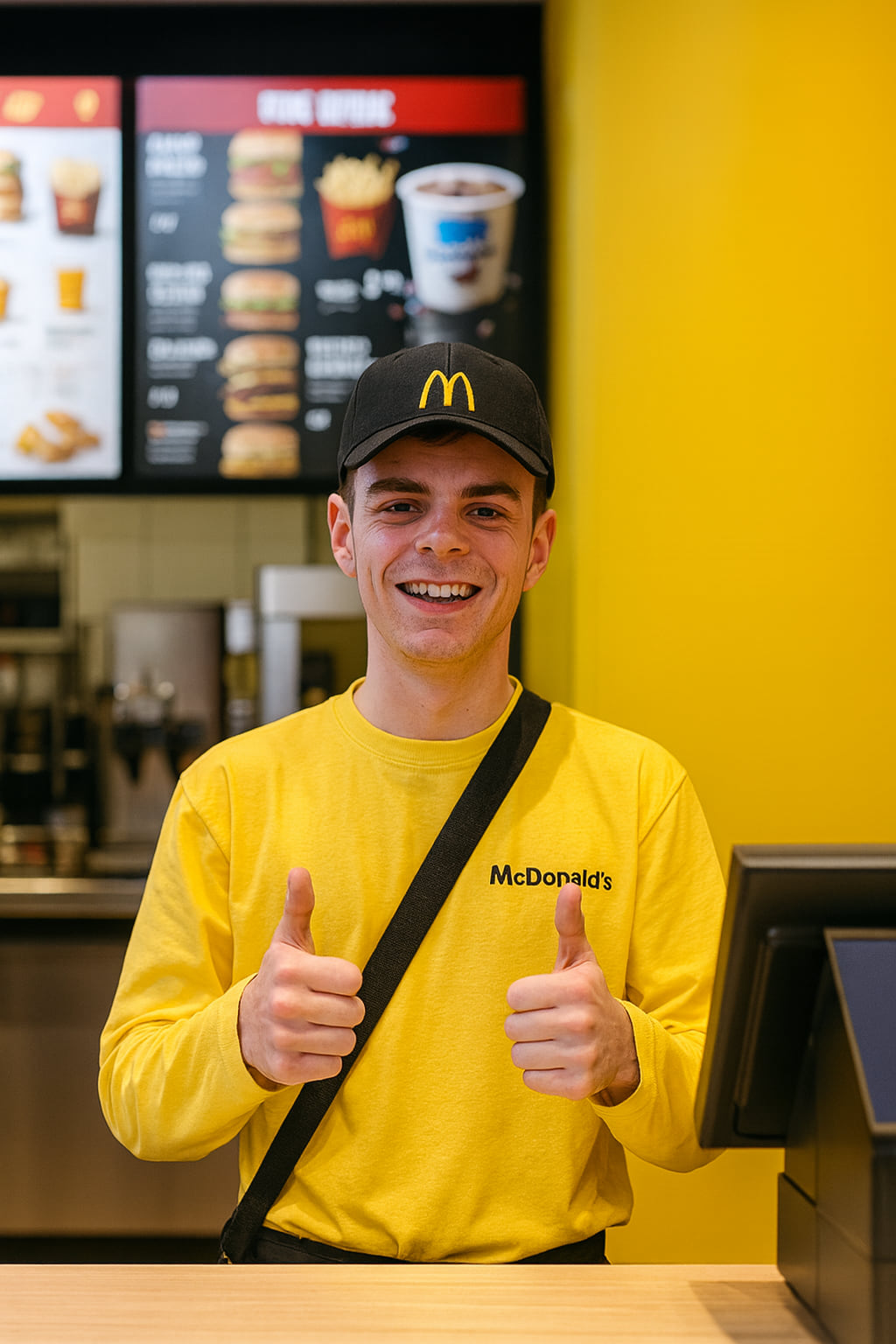 iHostArt Calin at mcdonalds
